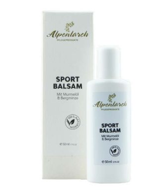 SPORTBALSAM BIO-LÄRCHE mit Murmelöl & Bergminze