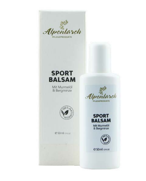 SPORTBALSAM BIO-LÄRCHE mit Murmelöl & Bergminze