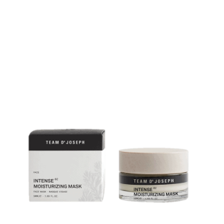 Feuchtigkeitsmaske in Tiegel und Verpackung.