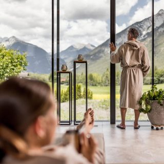 Entspannung im Spa mit Bergblick